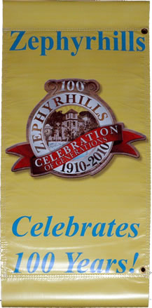 Zephyrhills Centennial Street Banners